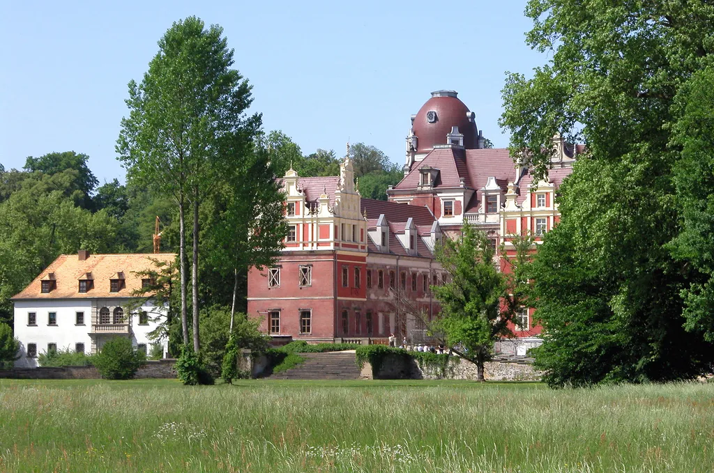 Das Neue Schloss im Fürst-Pückler-Park in Bad Muskau